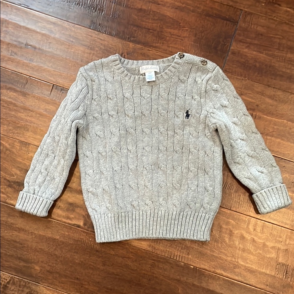 Gray Polo Sweater